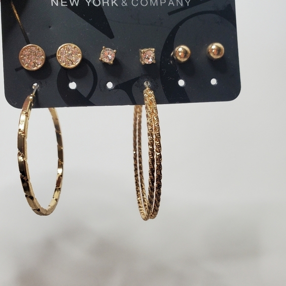 NY & COMPANY Women's Earring Set 3 Sets Studs - Picture 1 of 4